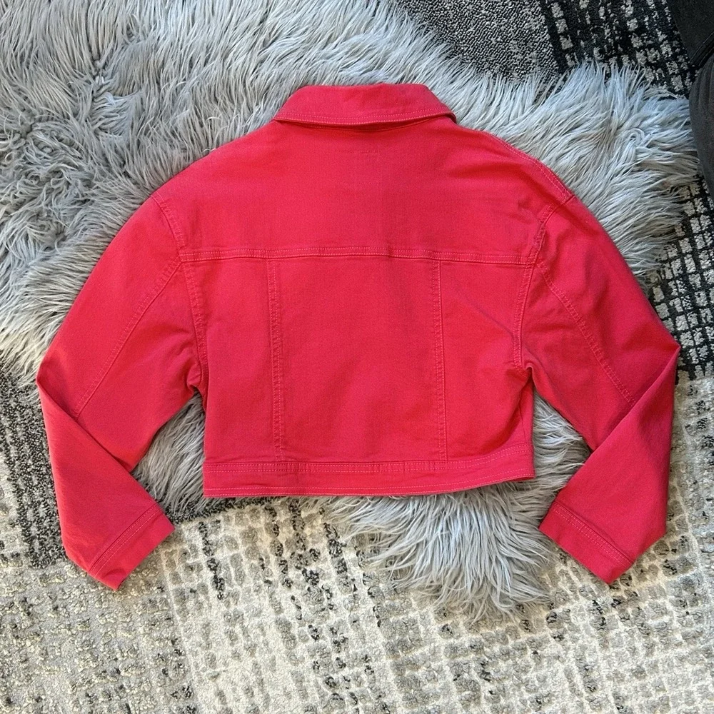It's In My Jeans Brand‎ Red Denim Alexa Jacket Size 10Y NEW
